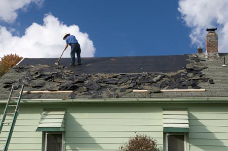 residential roofing from the decking up